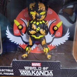 Marvel Wakanda Black and Yellow Frog Motif Action Figure